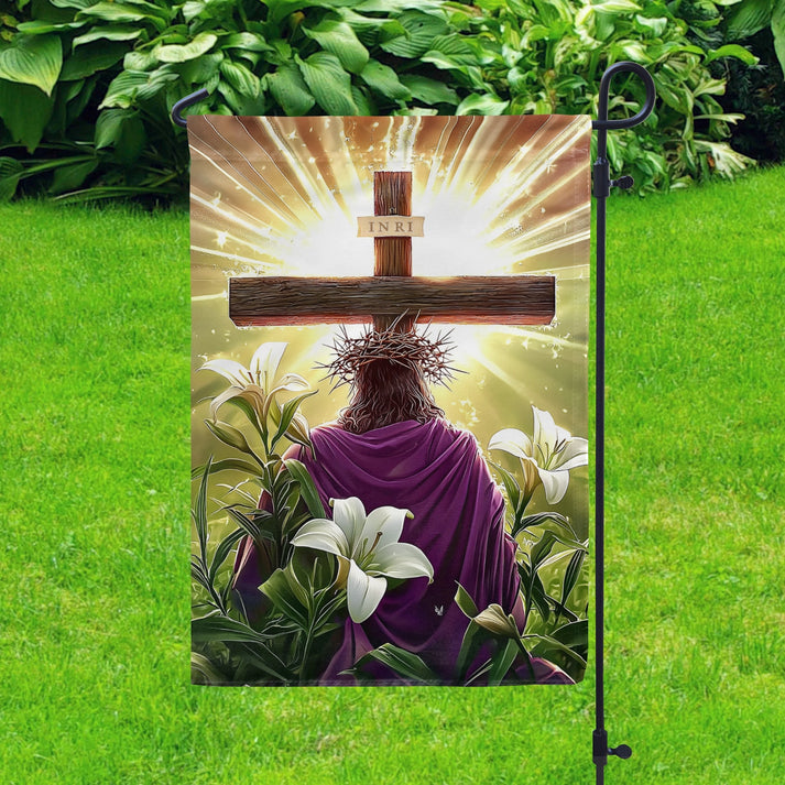 Garden Flag 12" x 18" Crown of Thorns