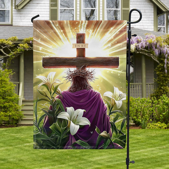 Garden Flag 12" x 18" Crown of Thorns