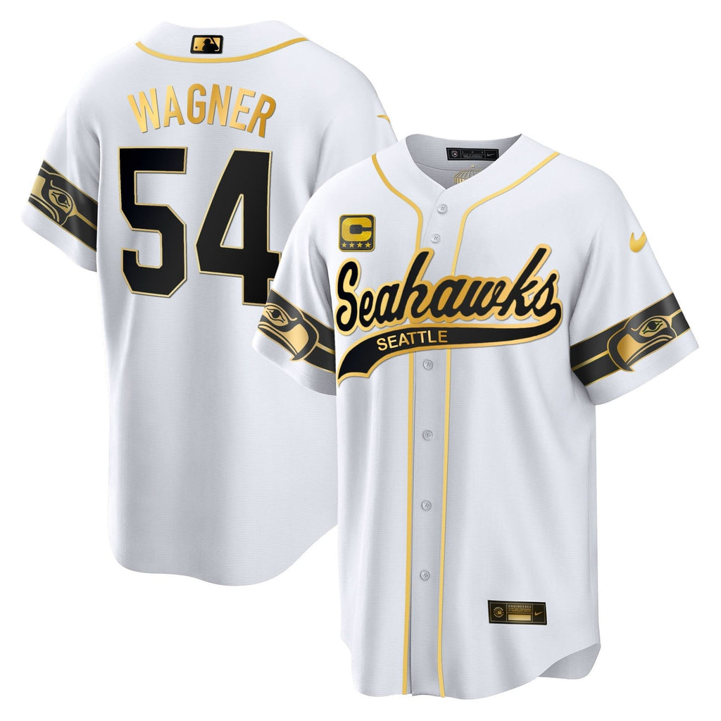 SEA Throwback & Gold Cool Base Jersey - All Stitched