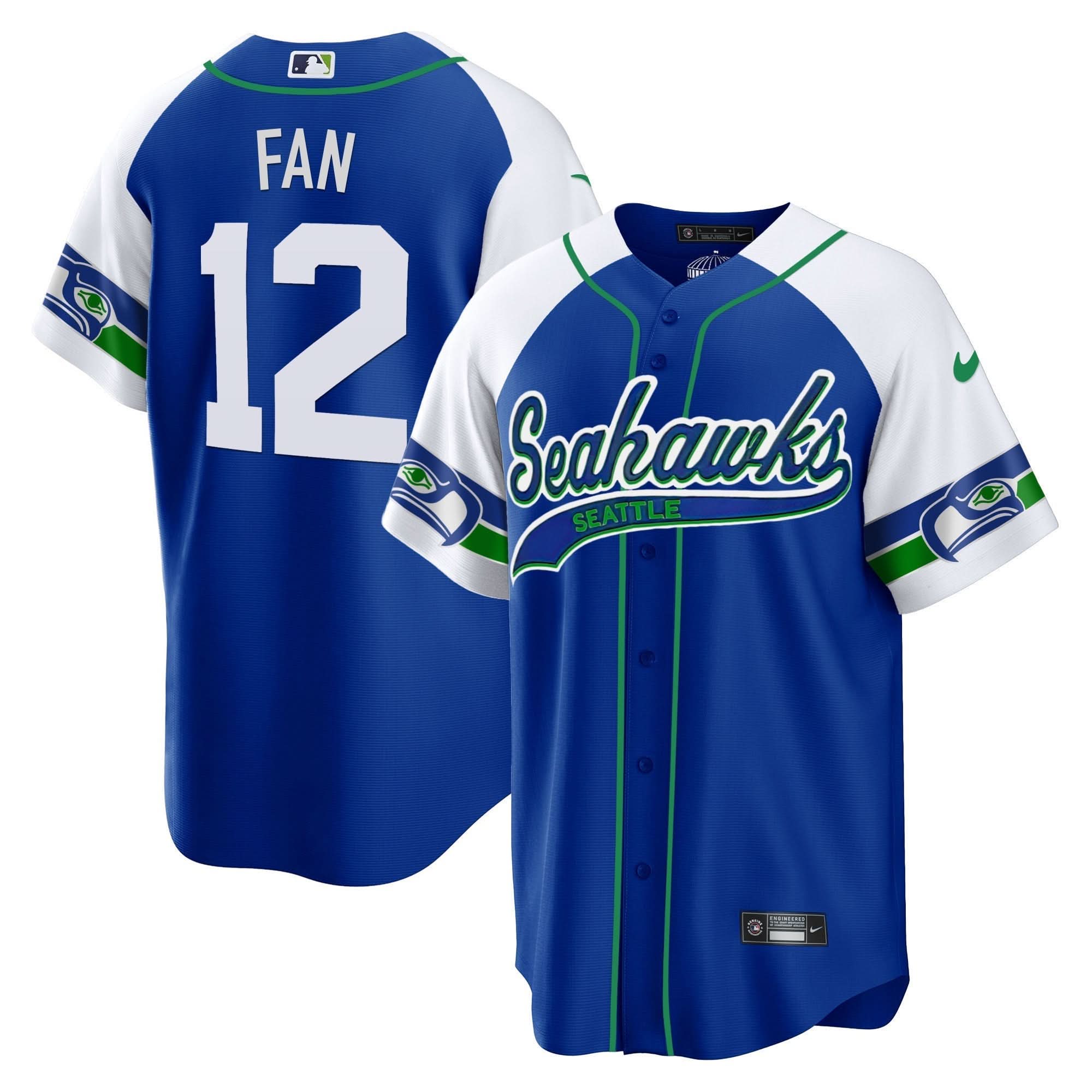 SEA Throwback & Gold Cool Base Jersey - All Stitched