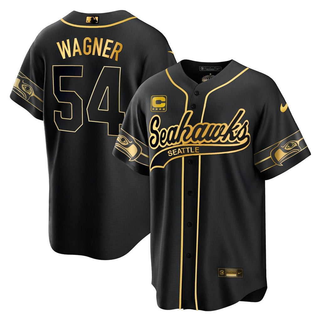 SEA Throwback & Gold Cool Base Jersey - All Stitched