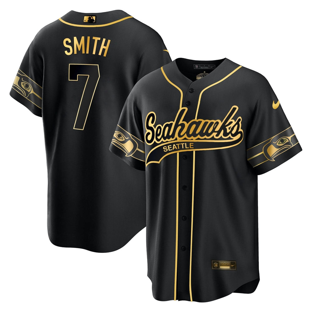 SEA Throwback & Gold Cool Base Jersey - All Stitched