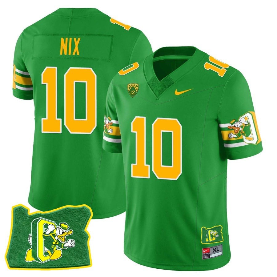 Menâs Oregon Ducks âMighty Oregonâ Throwback Football Stitched Jersey â Oregon State