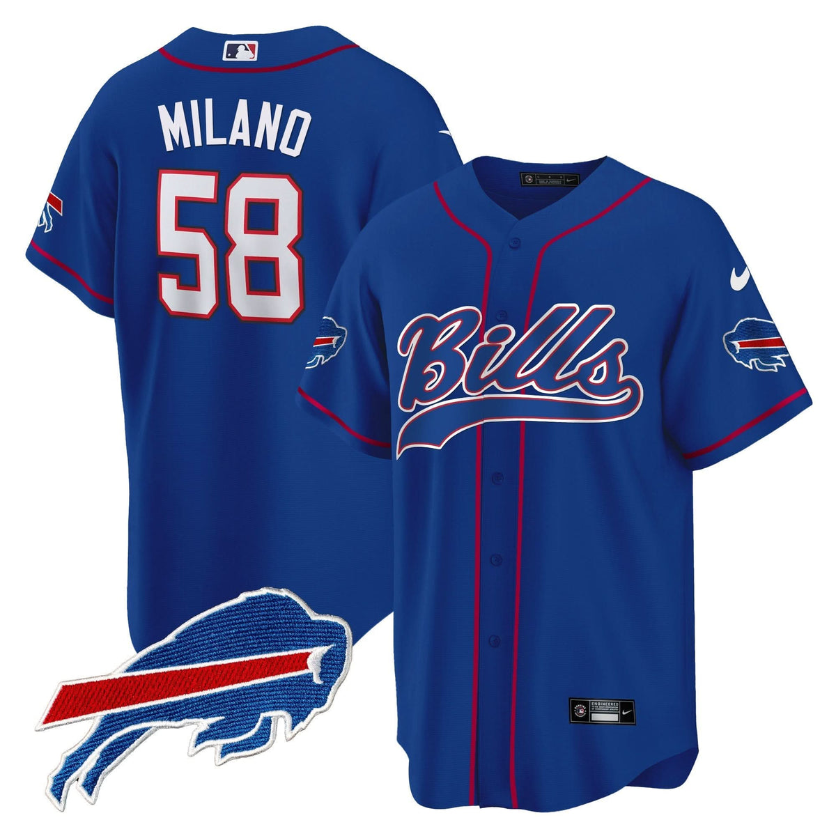 BB Baseball Jersey - All Stitched