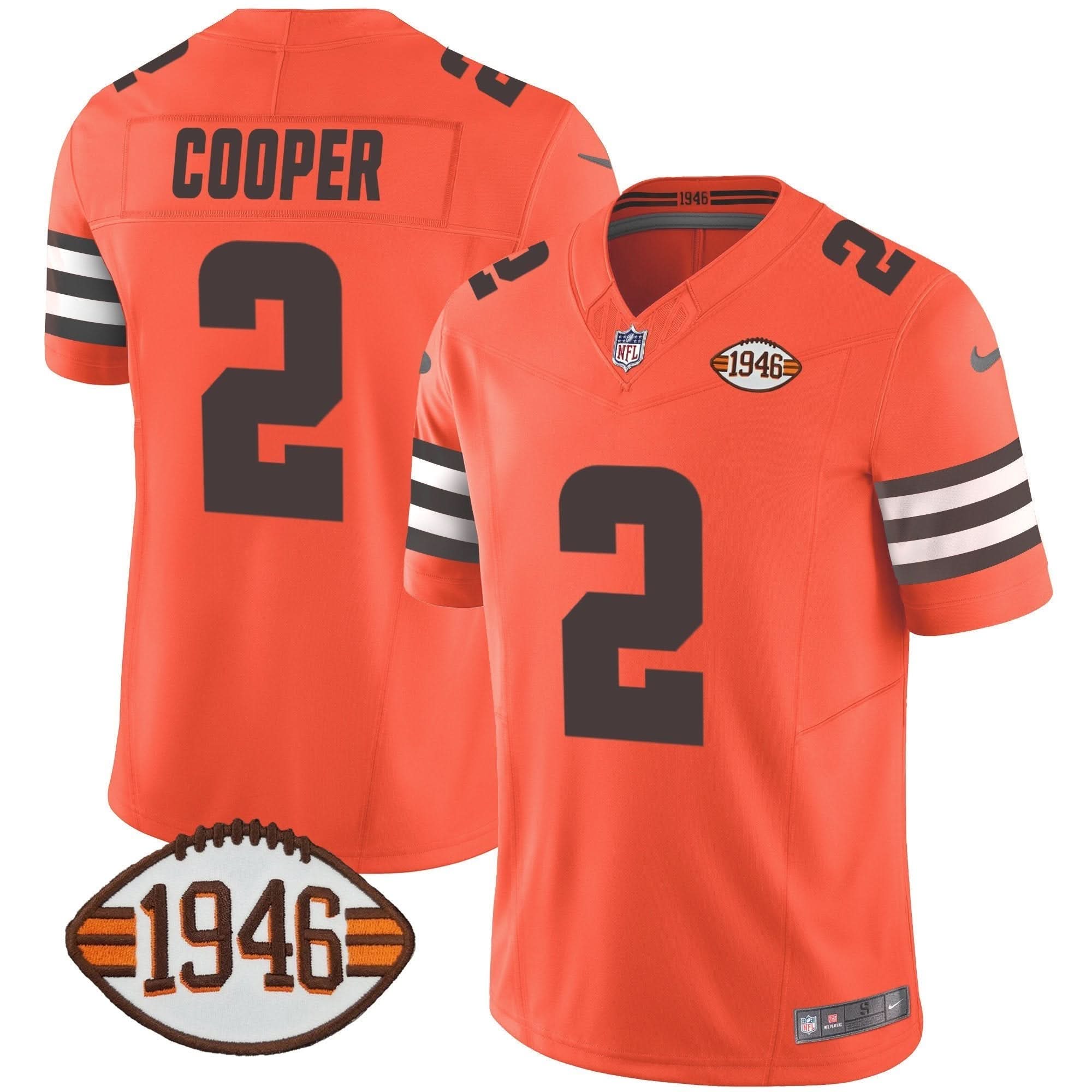 CLE 1946 75th Anniversary Patch Jersey