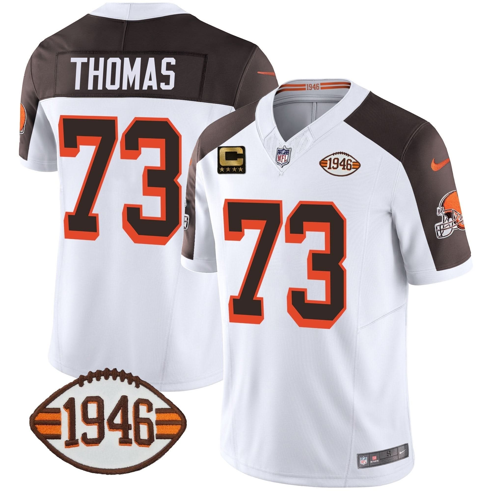 CLE 1946 75th Anniversary Patch Jersey