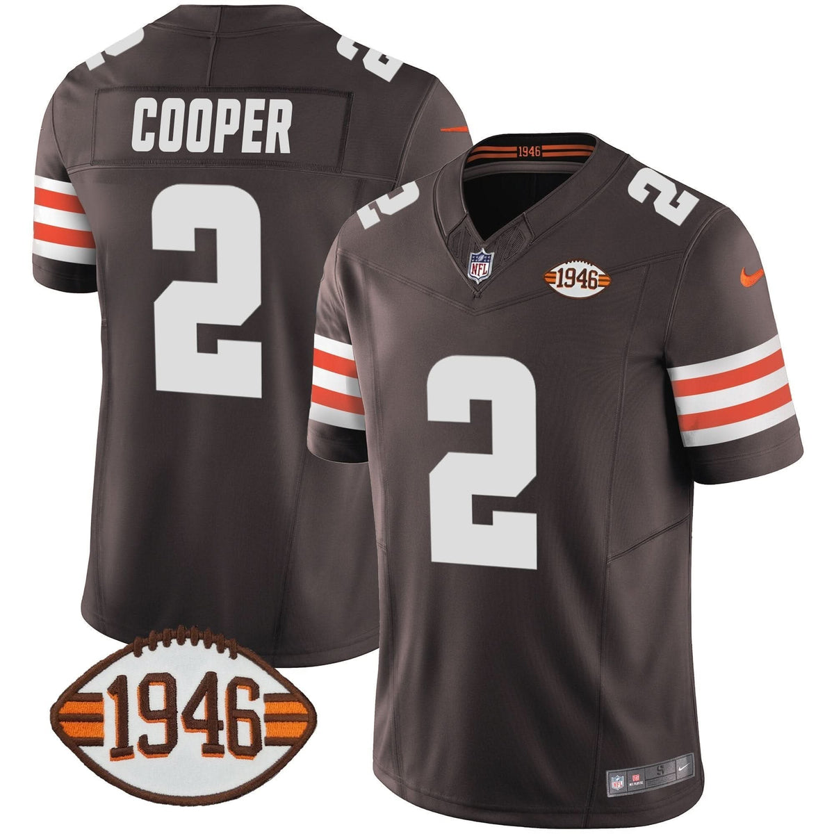 CLE 1946 75th Anniversary Patch Jersey