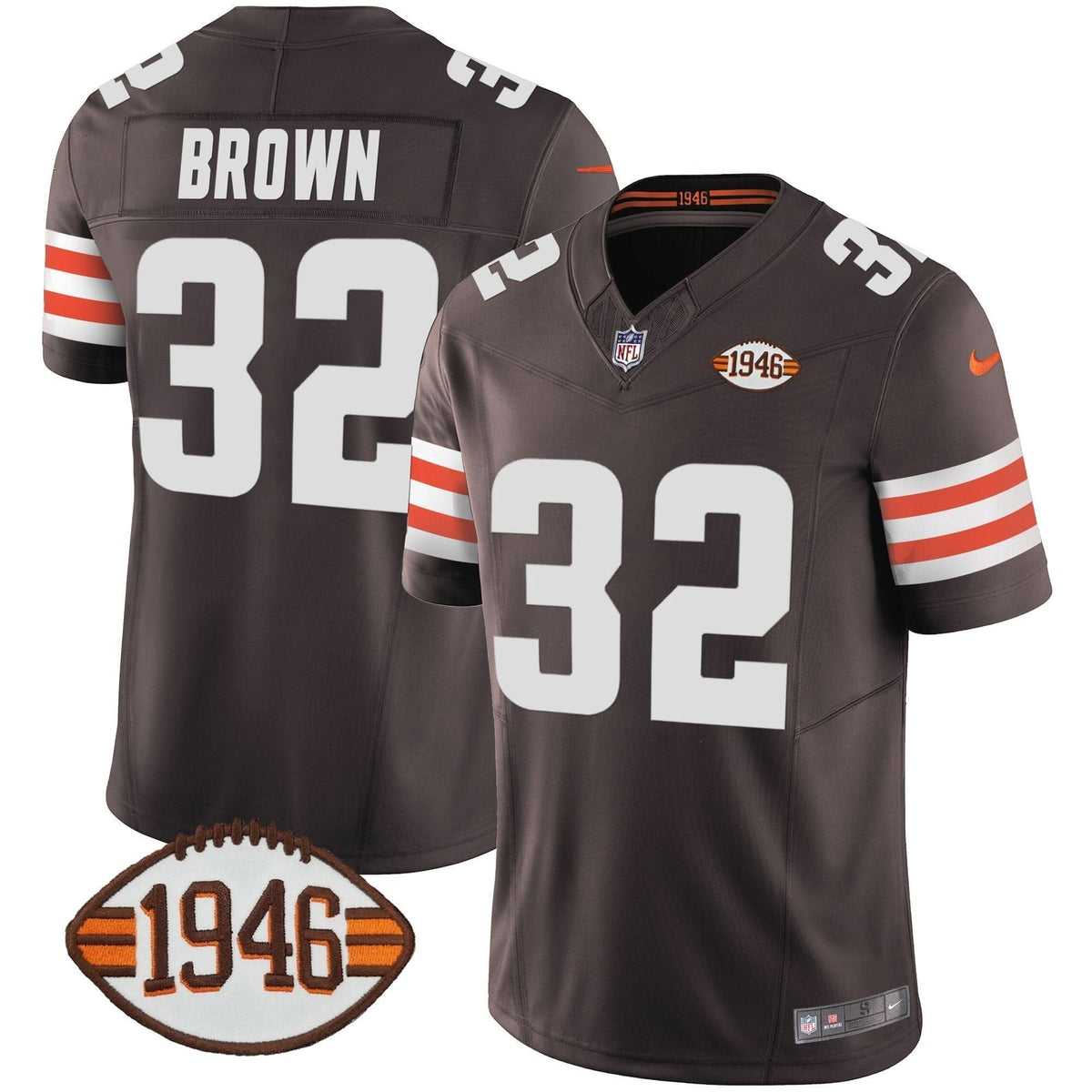 CLE 1946 75th Anniversary Patch Jersey