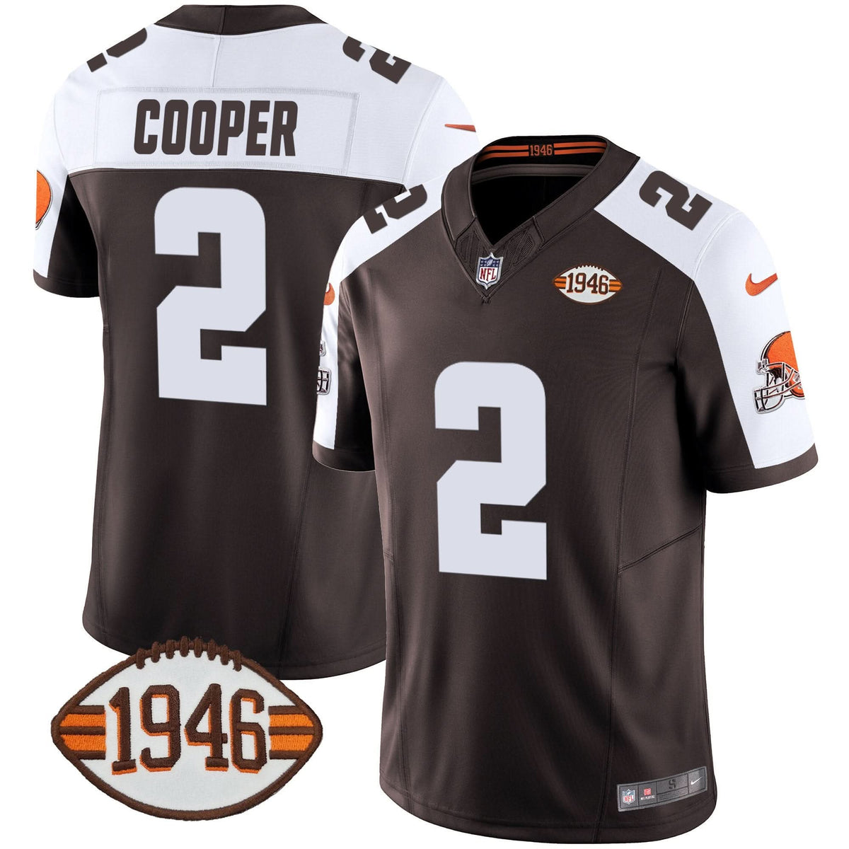CLE 1946 75th Anniversary Patch Jersey