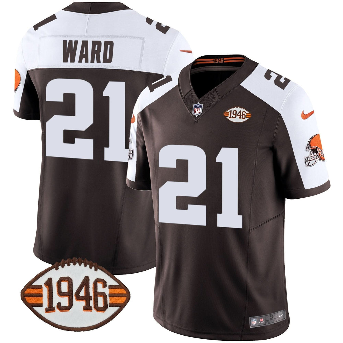 CLE 1946 75th Anniversary Patch Jersey