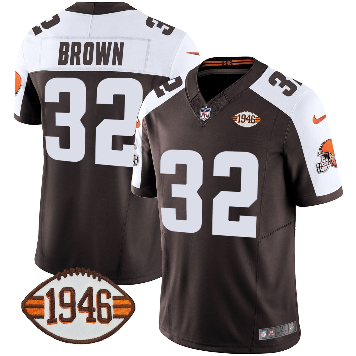 CLE 1946 75th Anniversary Patch Jersey