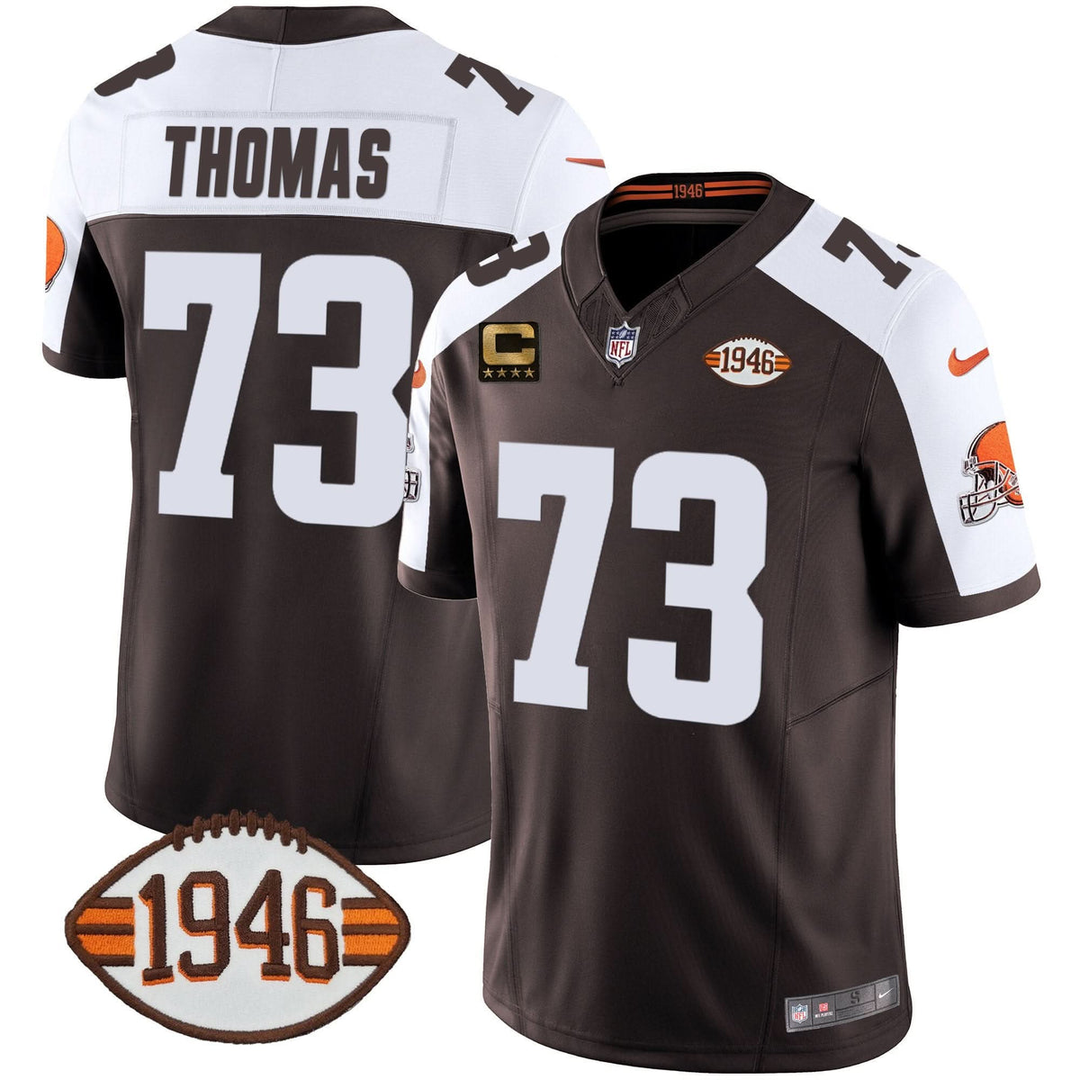 CLE 1946 75th Anniversary Patch Jersey