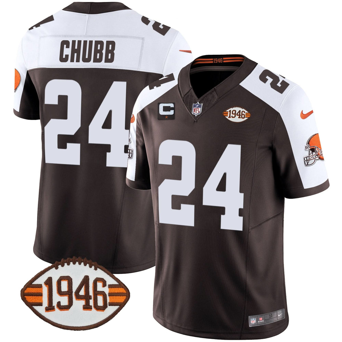 CLE 1946 75th Anniversary Patch Jersey