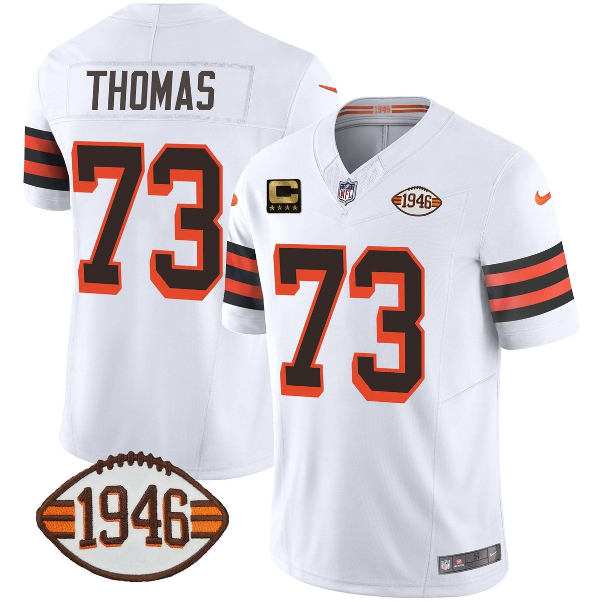 CLE 1946 75th Anniversary Patch Jersey