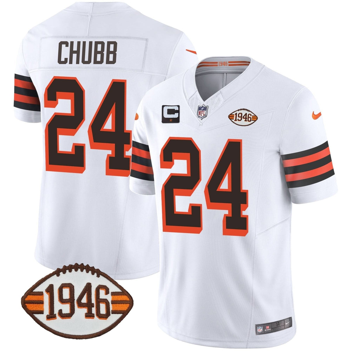 CLE 1946 75th Anniversary Patch Jersey