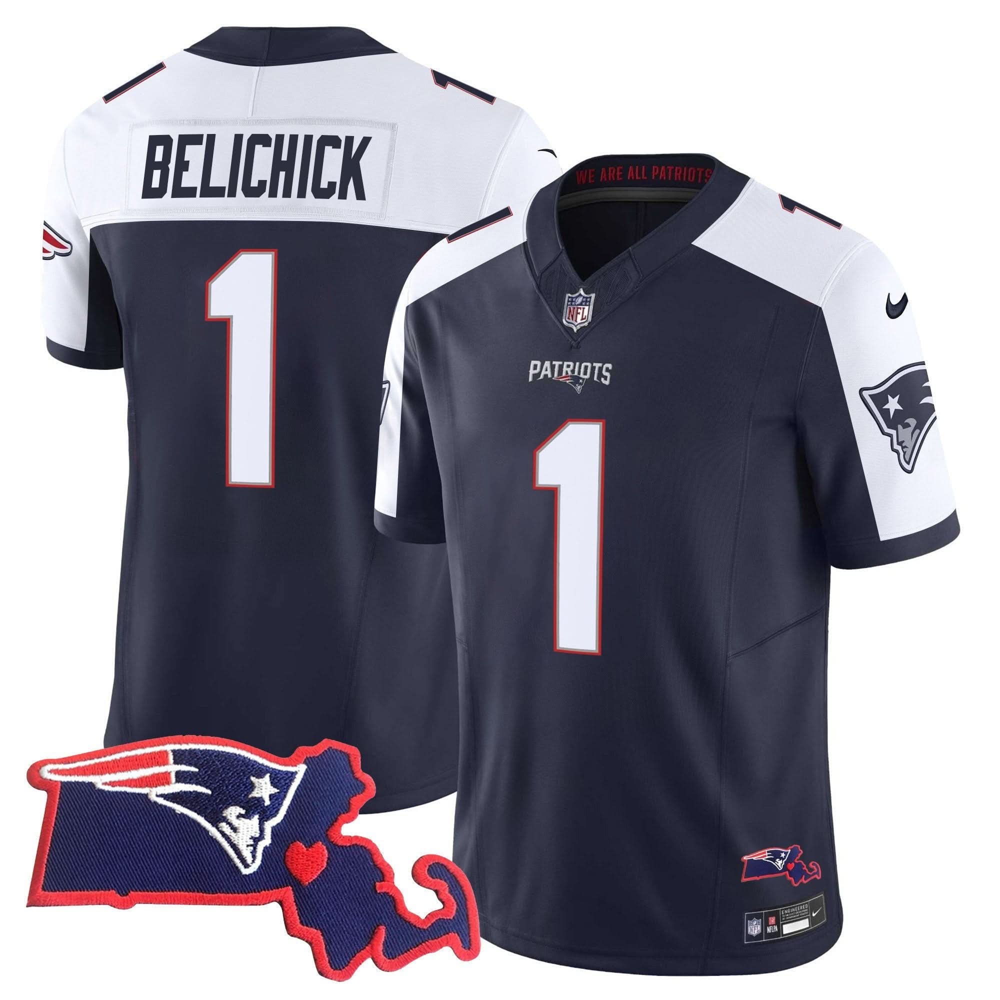 NE Massachusetts Patch Vapor Jersey
