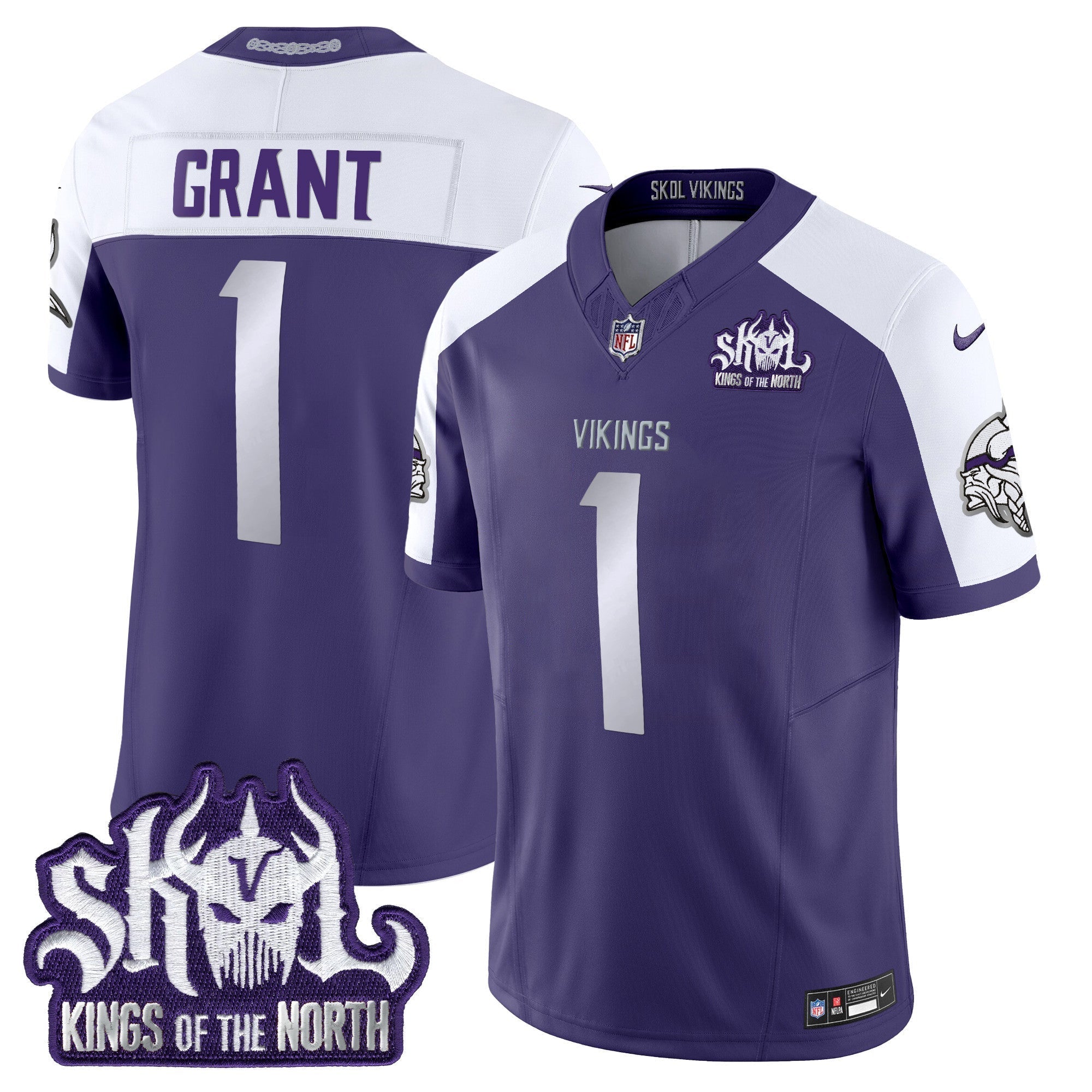 MV 2025 Winter Warrior Skol Patch Vapor Limited Jersey