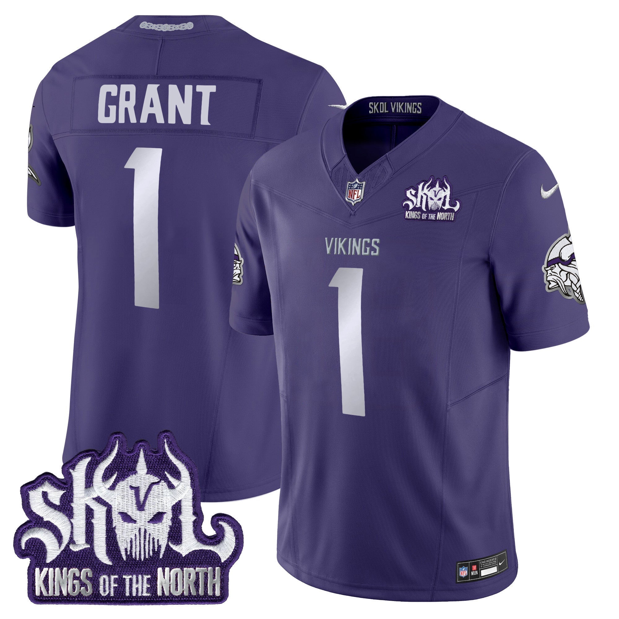 MV 2025 Winter Warrior Skol Patch Vapor Limited Jersey