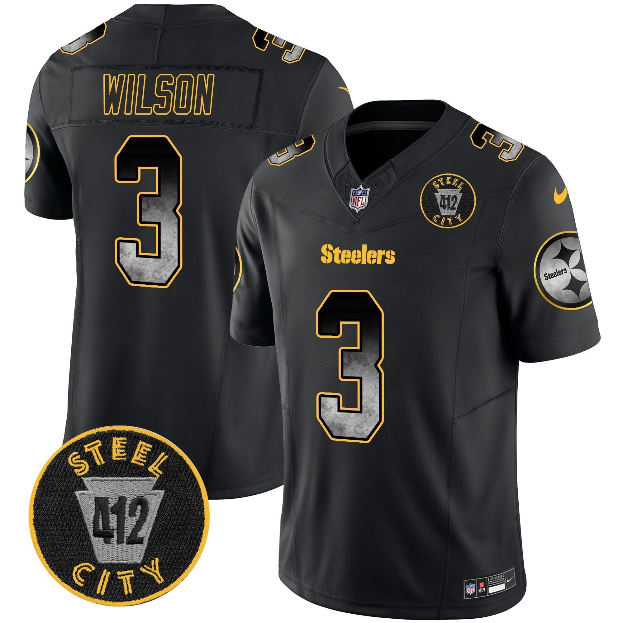 PIT Arch Smoke 412 Patch Vapor Limited Jersey