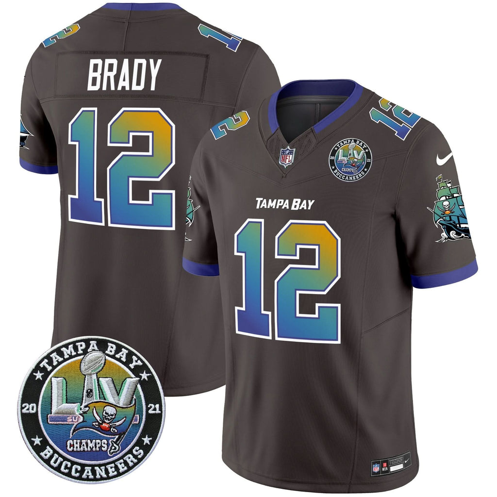 TB Tampa City Super Bowl LIV Patch Vapor Limited Jersey