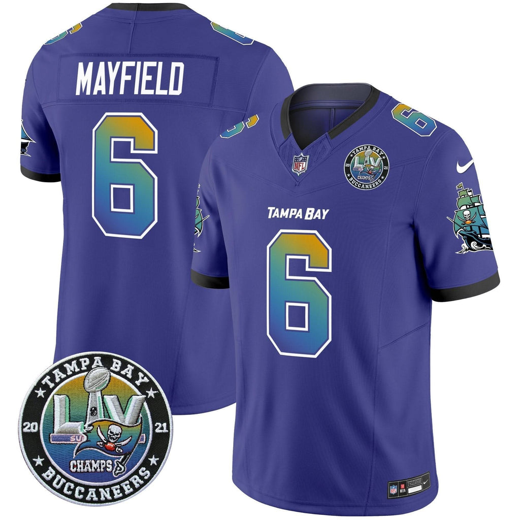 TB "Tampa City" Super Bowl LIV Patch Vapor Limited Jersey