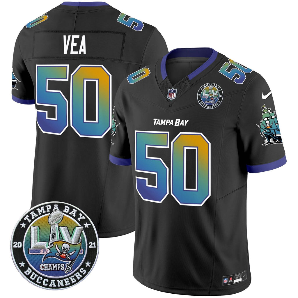 TB Tampa City Super Bowl LIV Patch Vapor Limited Jersey