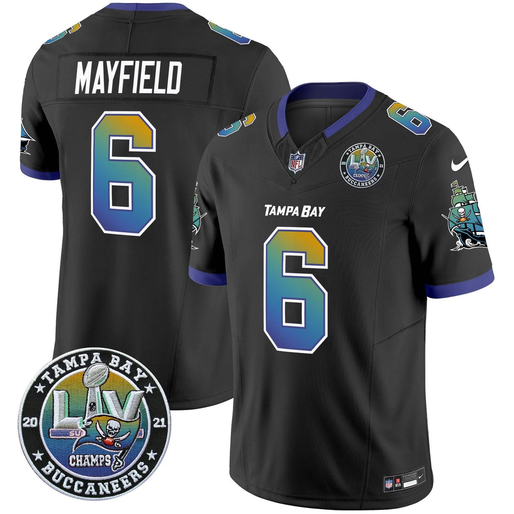 TB Tampa City Super Bowl LIV Patch Vapor Limited Jersey