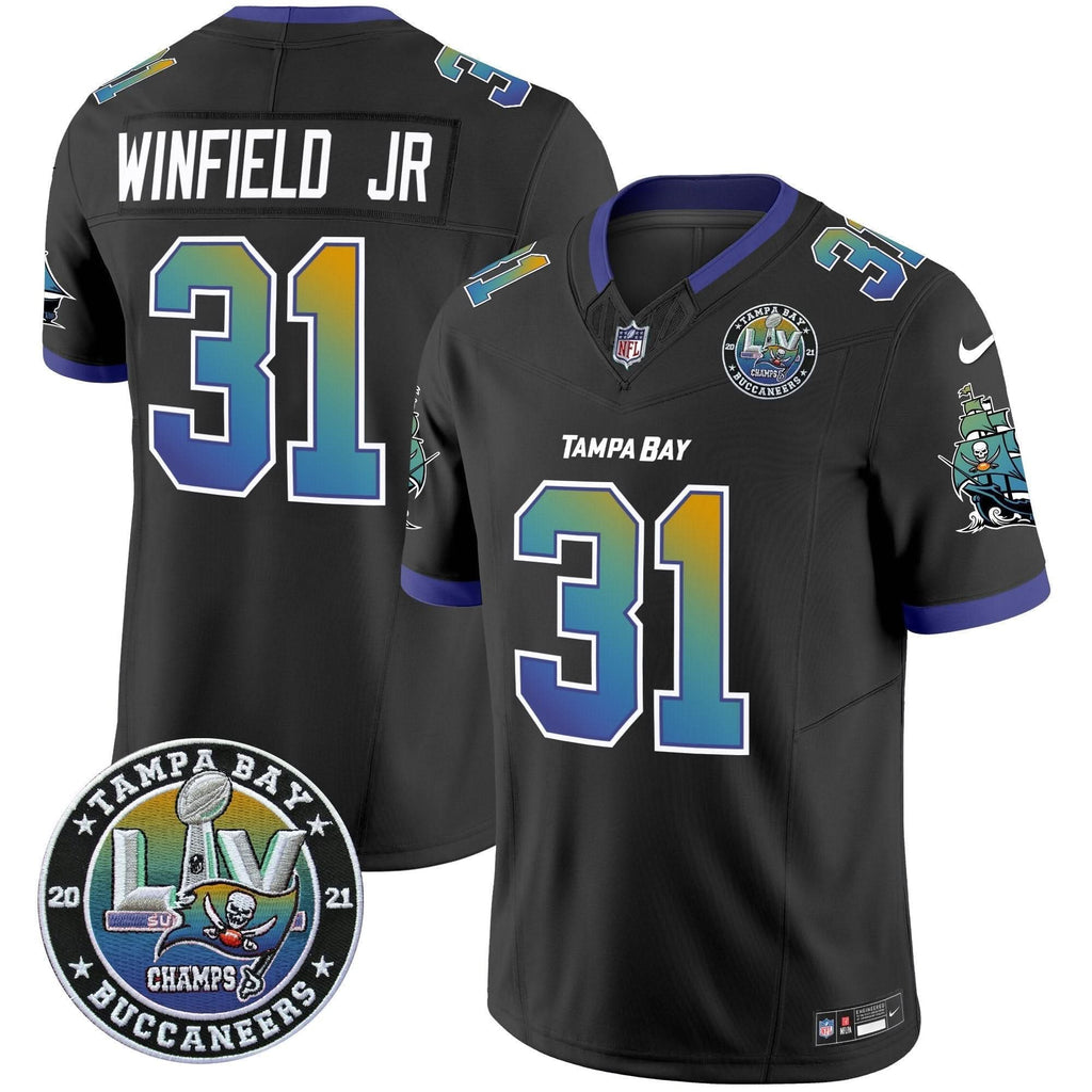 TB "Tampa City" Super Bowl LIV Patch Vapor Limited Jersey