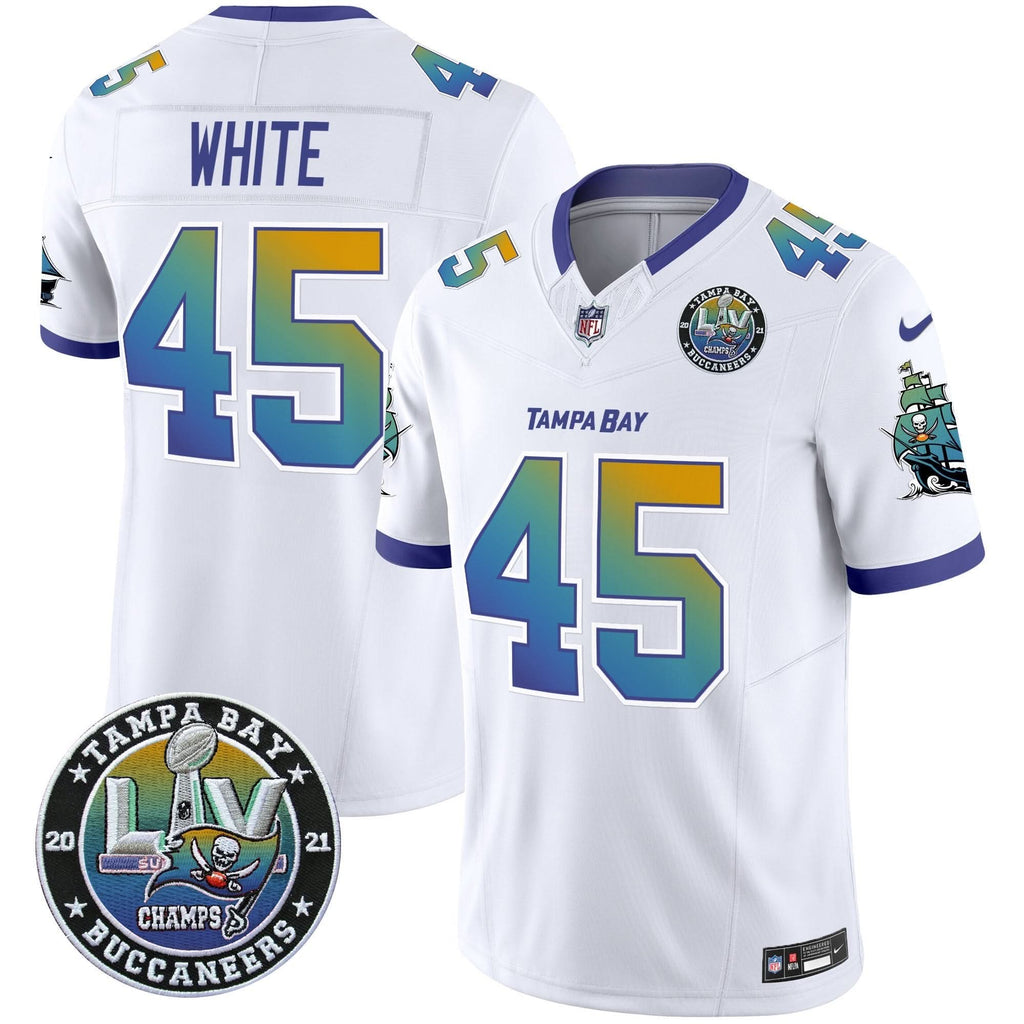 TB Tampa City Super Bowl LIV Patch Vapor Limited Jersey