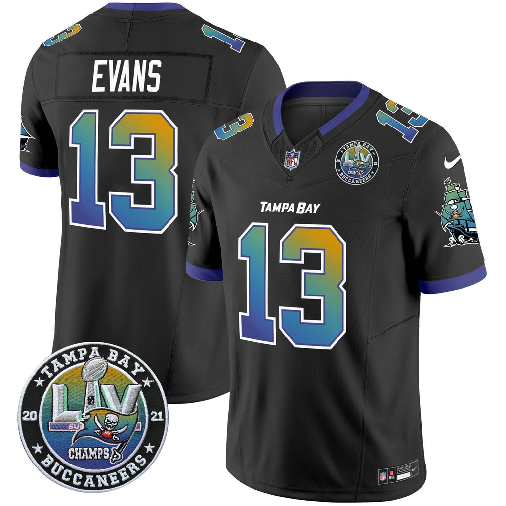 TB Tampa City Super Bowl LIV Patch Vapor Limited Jersey