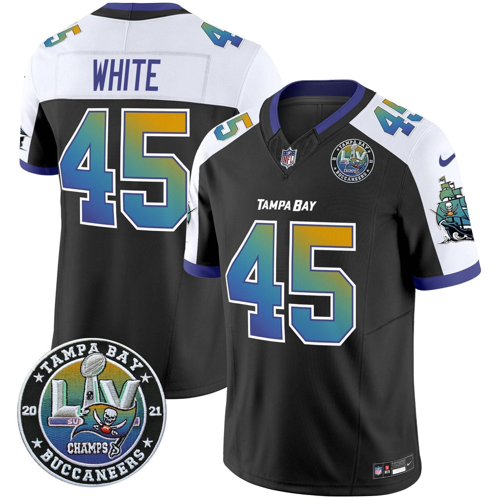 TB "Tampa City" Super Bowl LIV Patch Vapor Limited Jersey