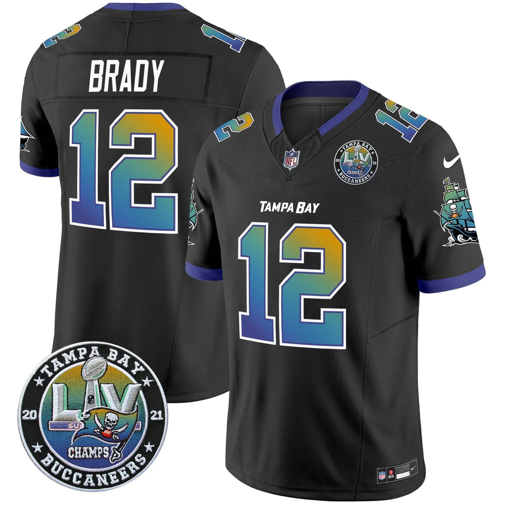 TB Tampa City Super Bowl LIV Patch Vapor Limited Jersey