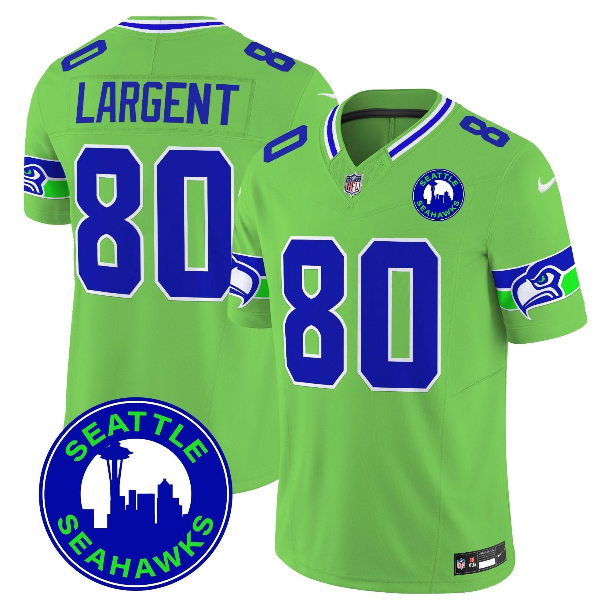 SEA 2024 Seattle City Patch Vapor Limited Jersey
