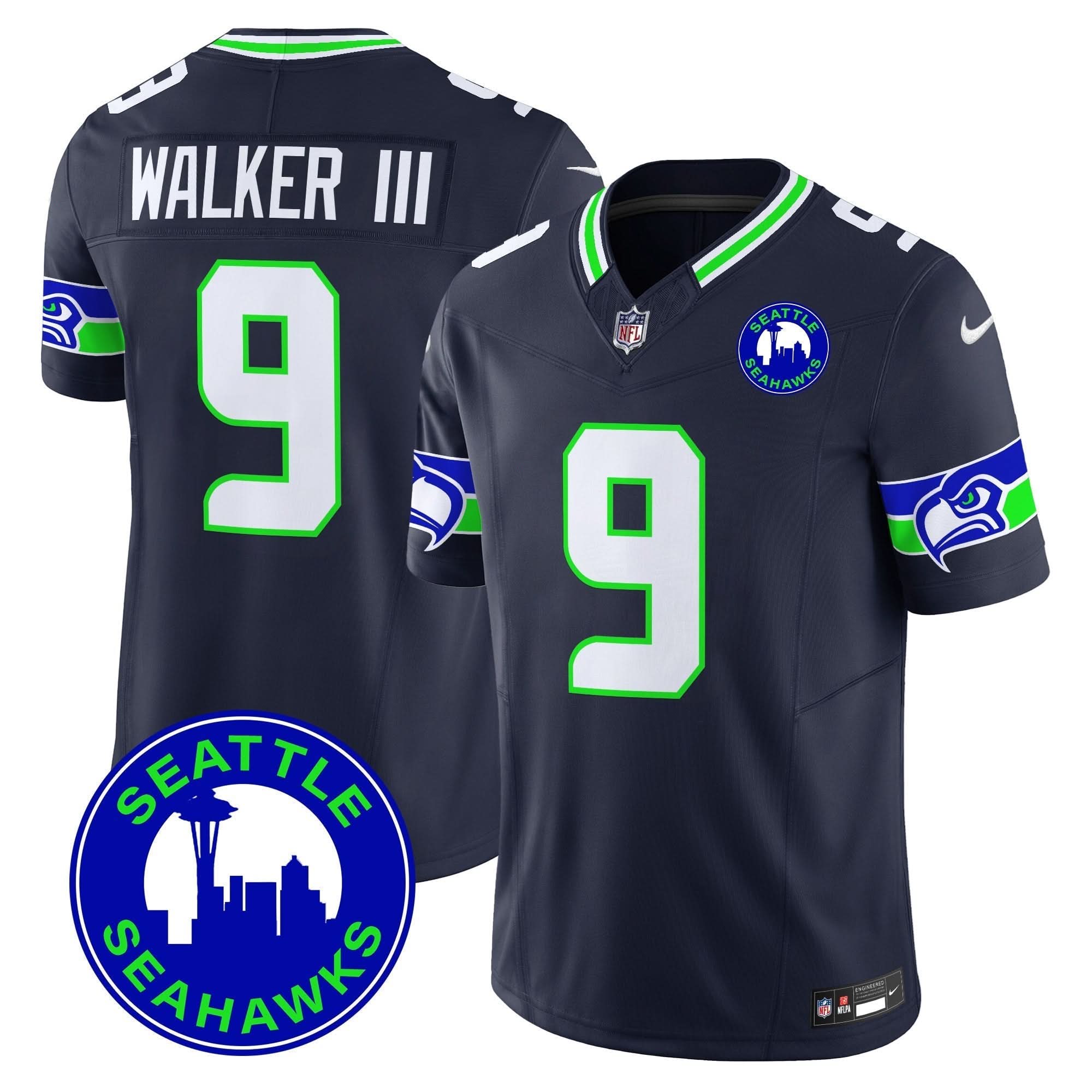 SEA 2024 Seattle City Patch Vapor Limited Jersey