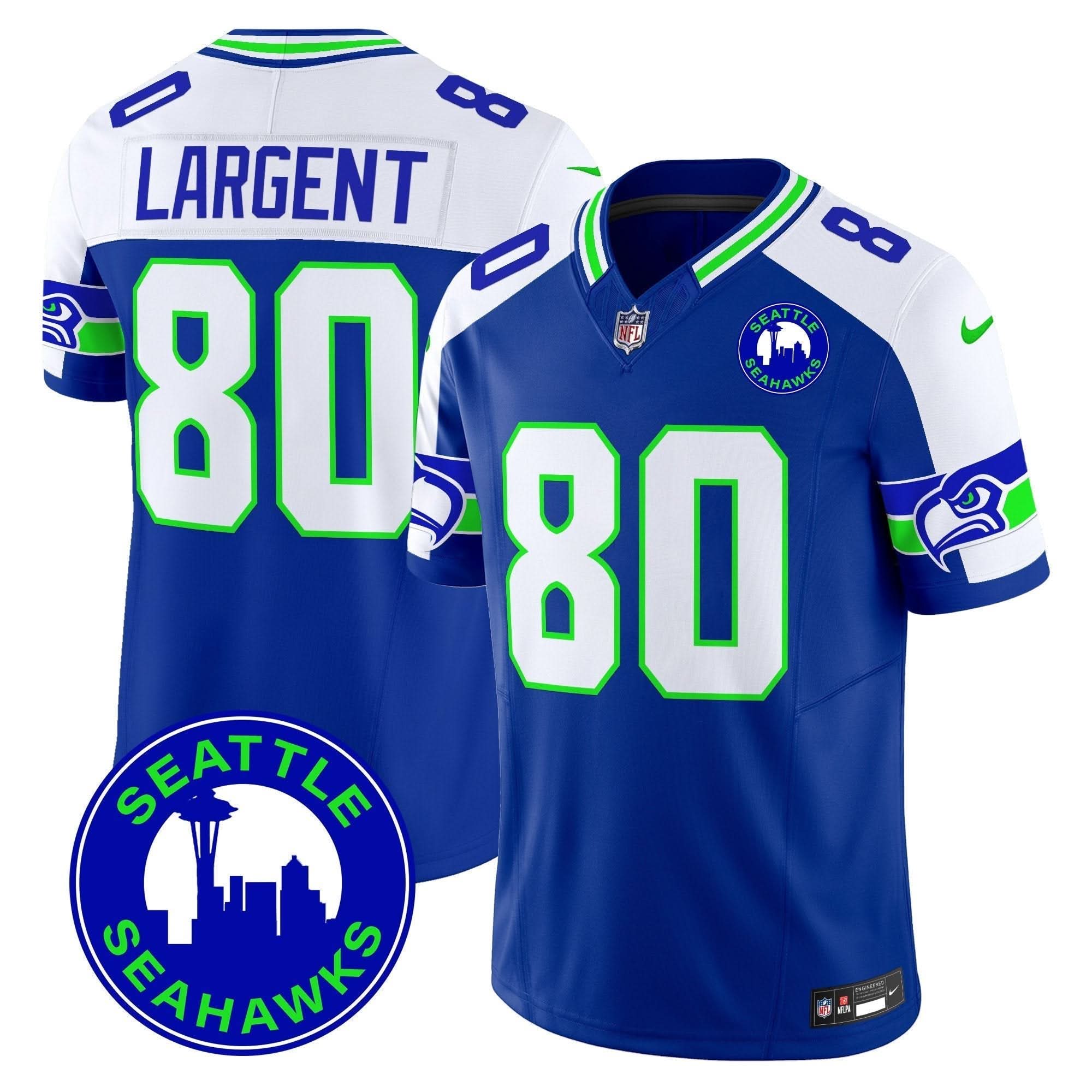 SEA 2024 Seattle City Patch Vapor Limited Jersey