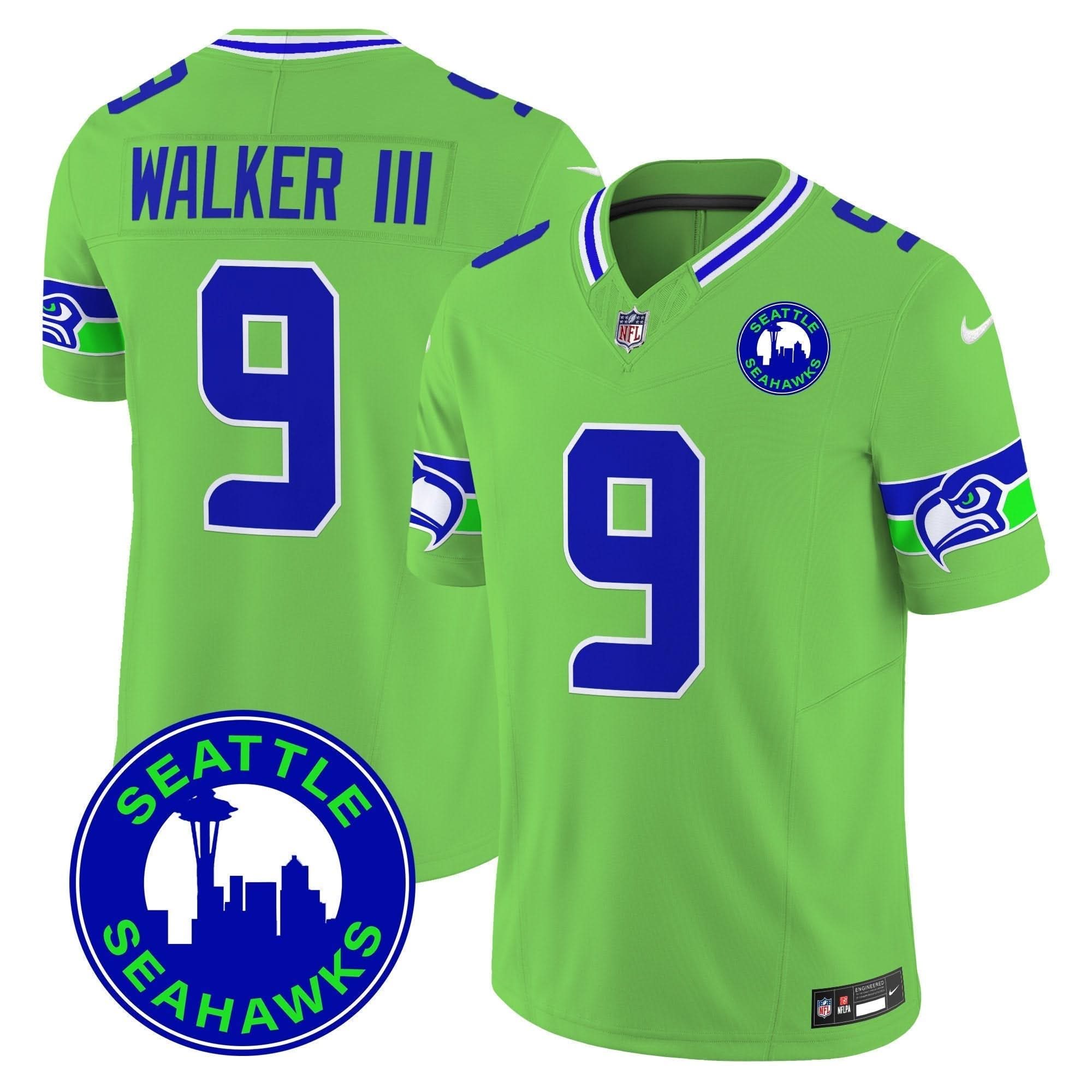 SEA 2024 Seattle City Patch Vapor Limited Jersey