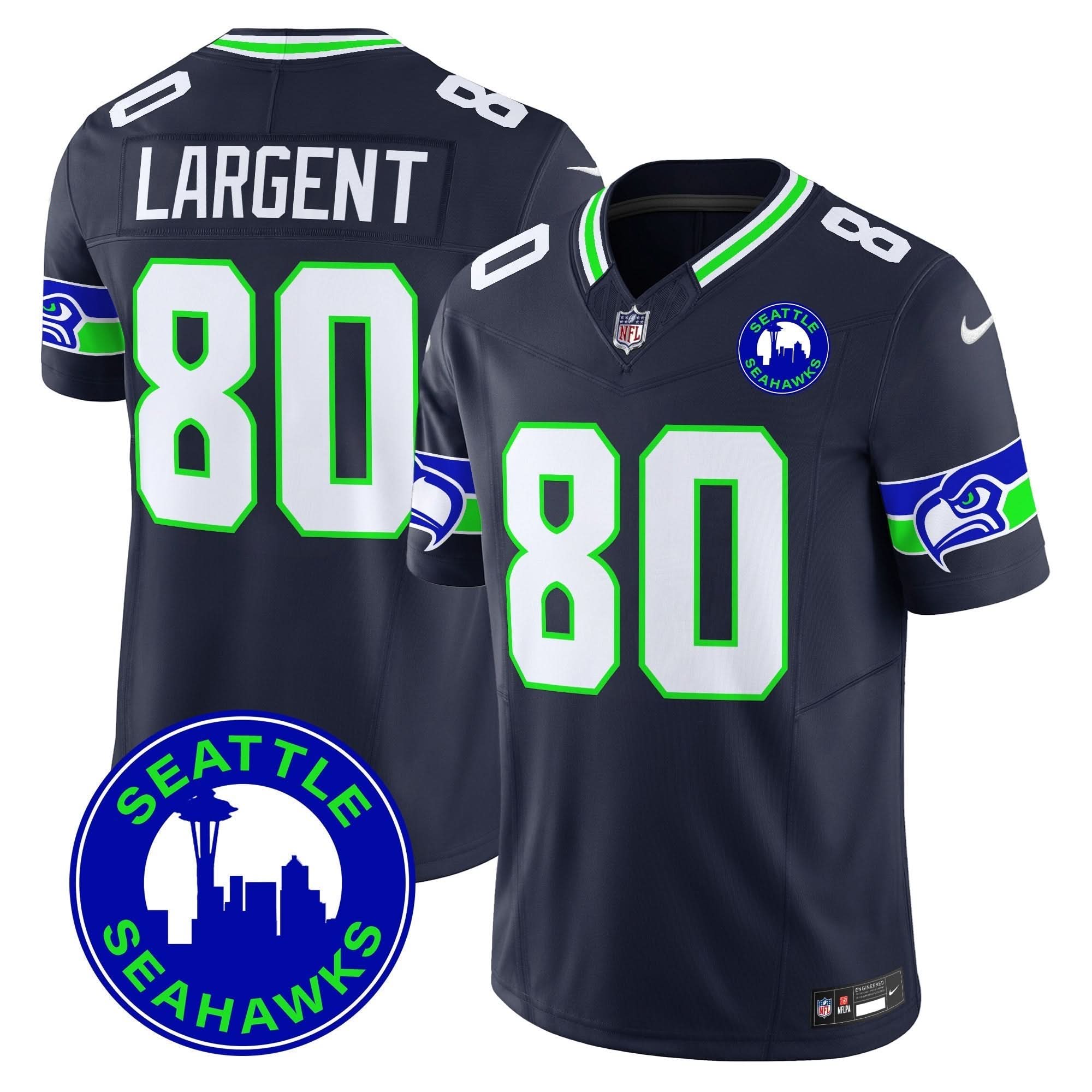 SEA 2024 Seattle City Patch Vapor Limited Jersey