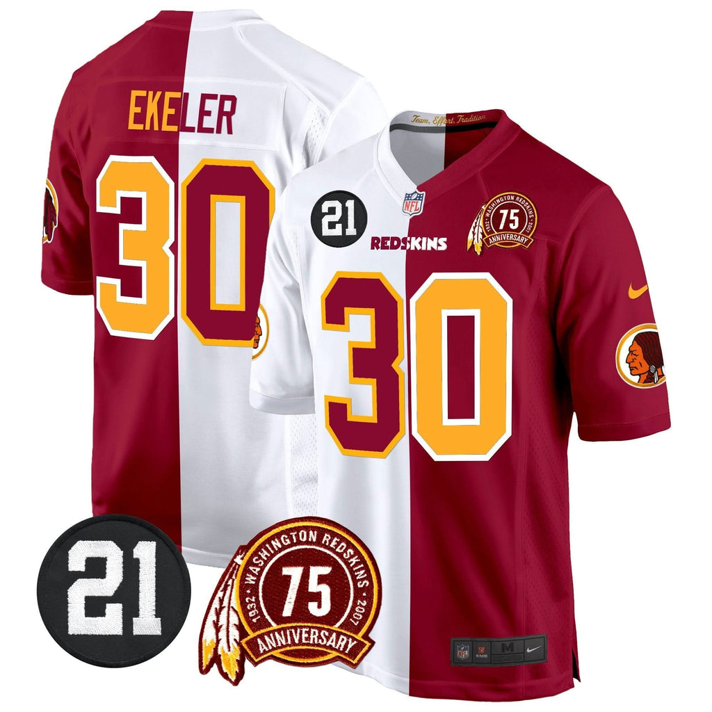 WR 75th & Sean Taylor Patch Game Jersey