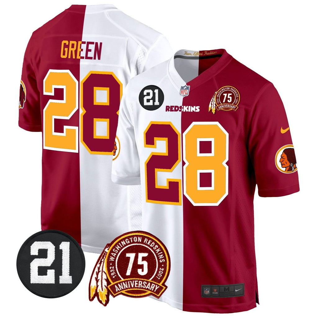 WR 75th & Sean Taylor Patch Game Jersey