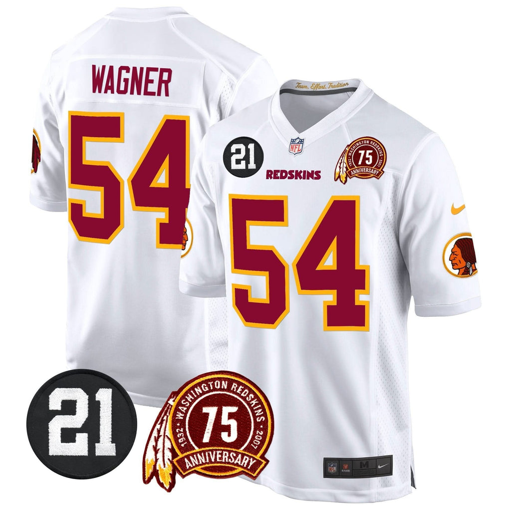 WR 75th & Sean Taylor Patch Game Jersey