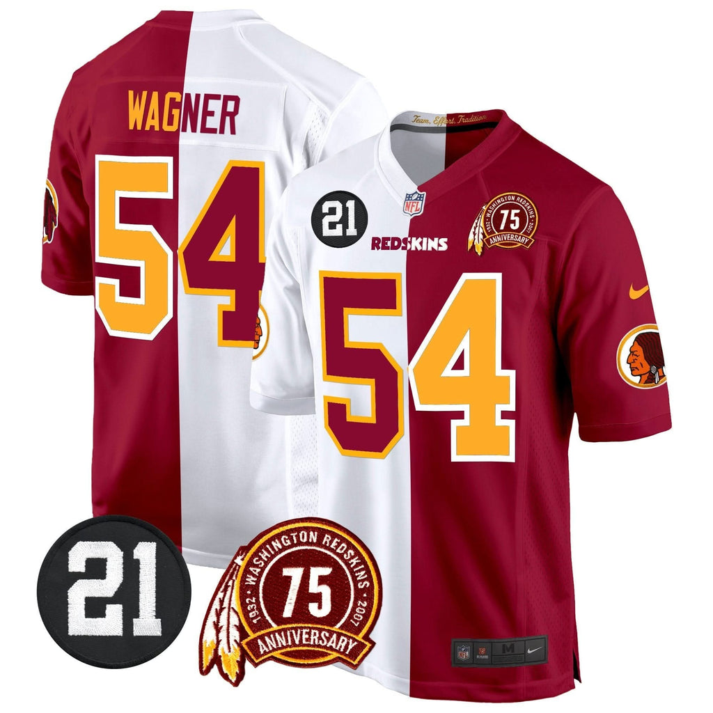 WR 75th & Sean Taylor Patch Game Jersey