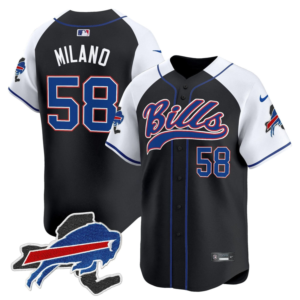 BB 2024 New York Patch Vapor Baseball Jersey - All Stitched