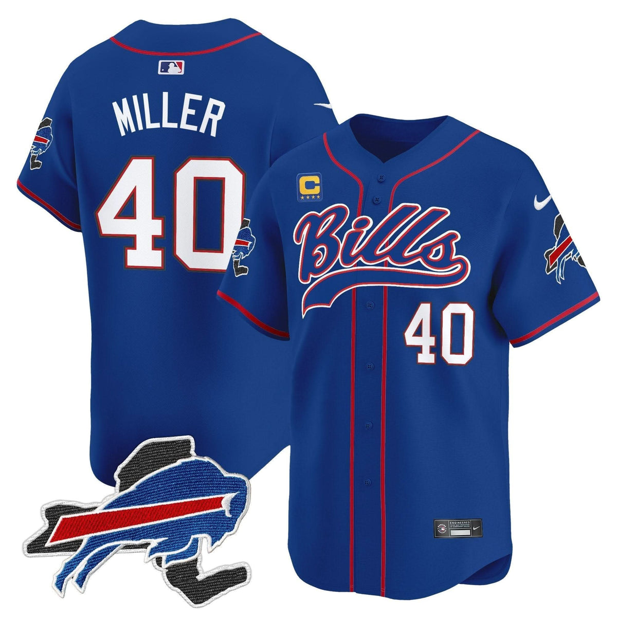BB 2024 New York Patch Vapor Baseball Jersey - All Stitched