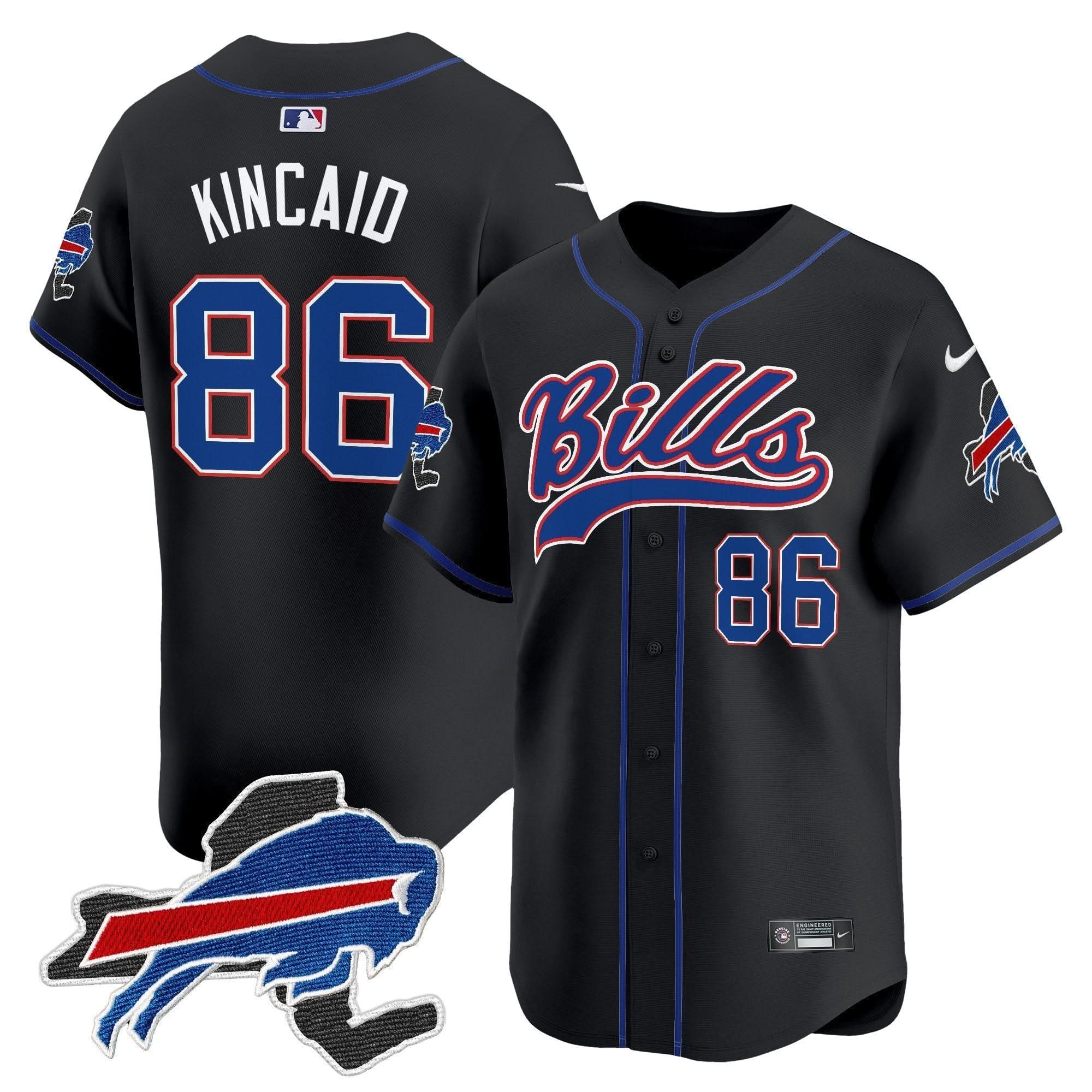 BB 2024 New York Patch Vapor Baseball Jersey - All Stitched