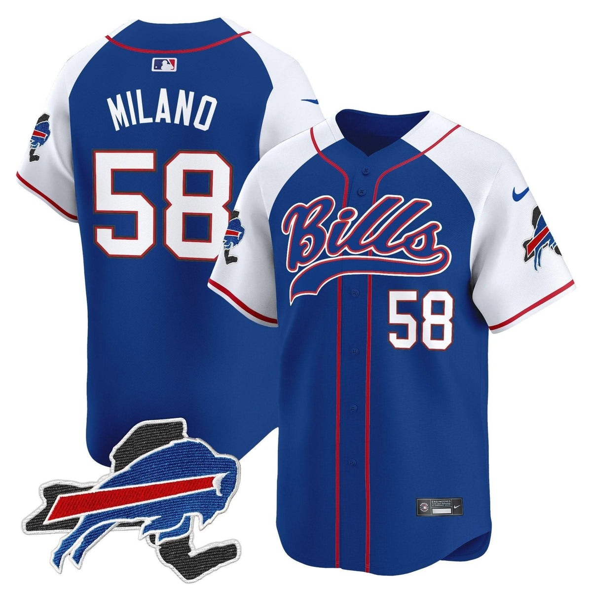 BB 2024 New York Patch Vapor Baseball Jersey - All Stitched