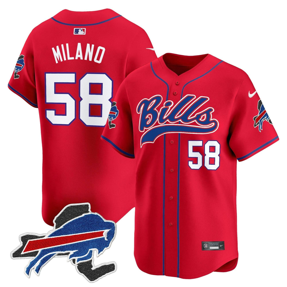 BB 2024 New York Patch Vapor Baseball Jersey - All Stitched