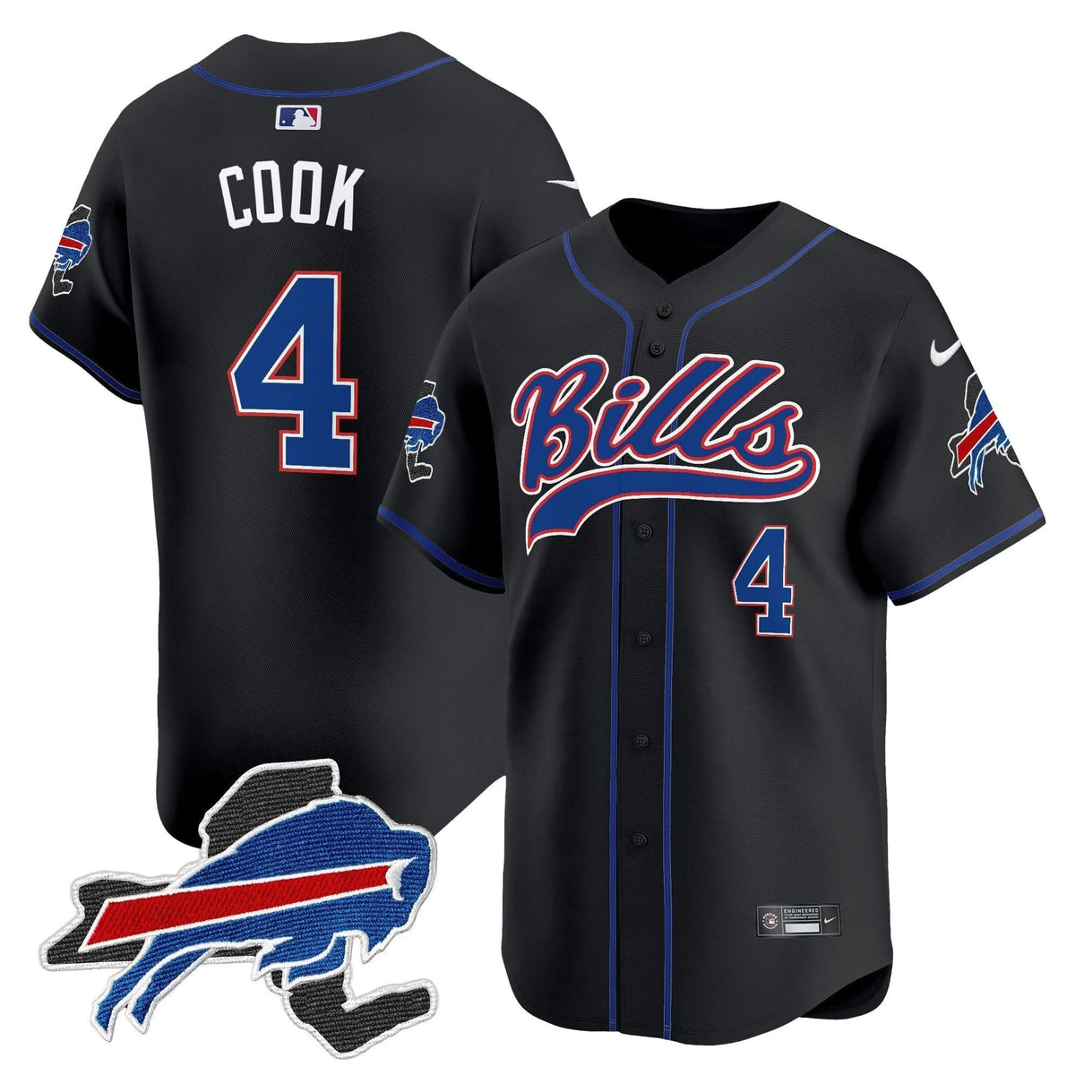 BB 2024 New York Patch Vapor Baseball Jersey - All Stitched