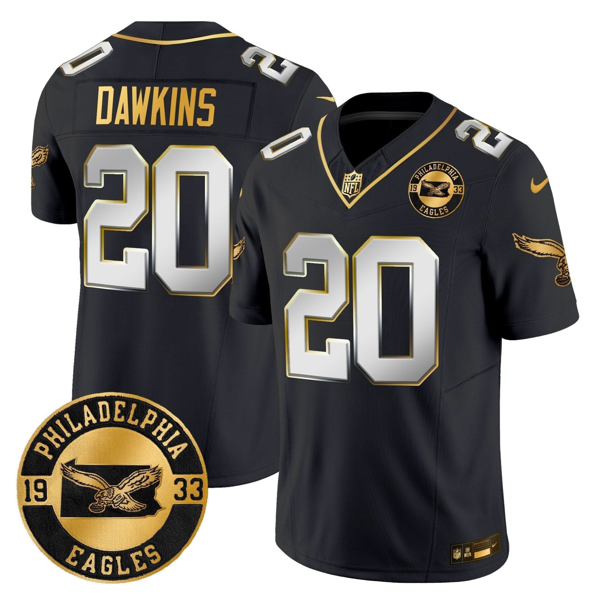 PE 2024 Throwback Gold Vapor Limited Jersey - Est. 1933 Patch