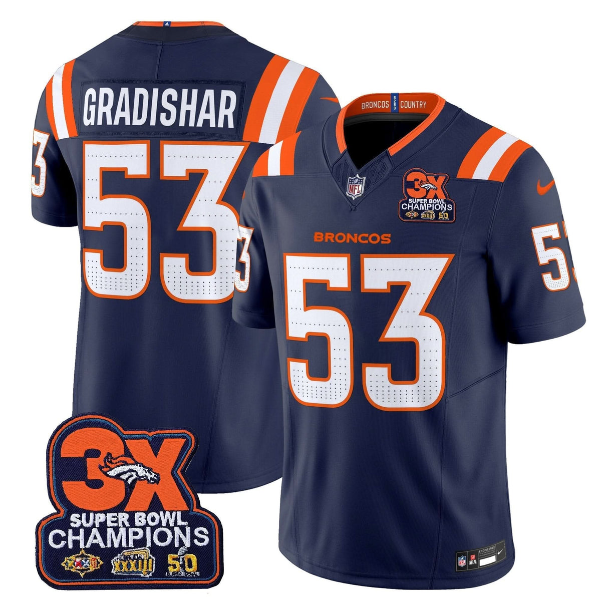 DB 3-Time Champions Patch Vapor Limited Jersey V2