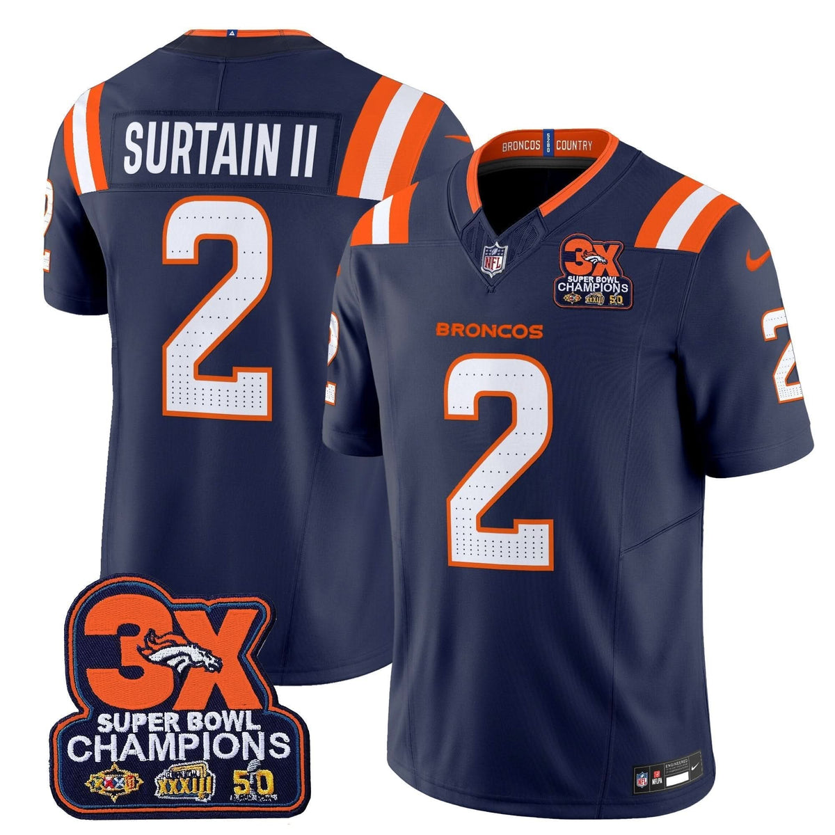 DB 3-Time Champions Patch Vapor Limited Jersey V2